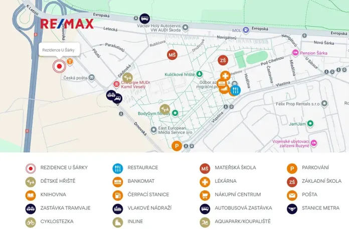 Pronájem bytu 2+kk, Praha - Ruzyně, Stočesova, 50 m2