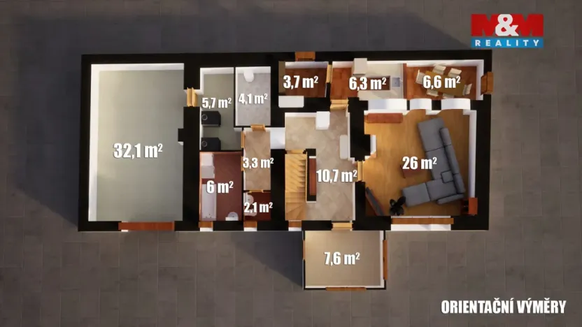 Prodej rodinného domu, Telnice - Liboňov, 265 m2