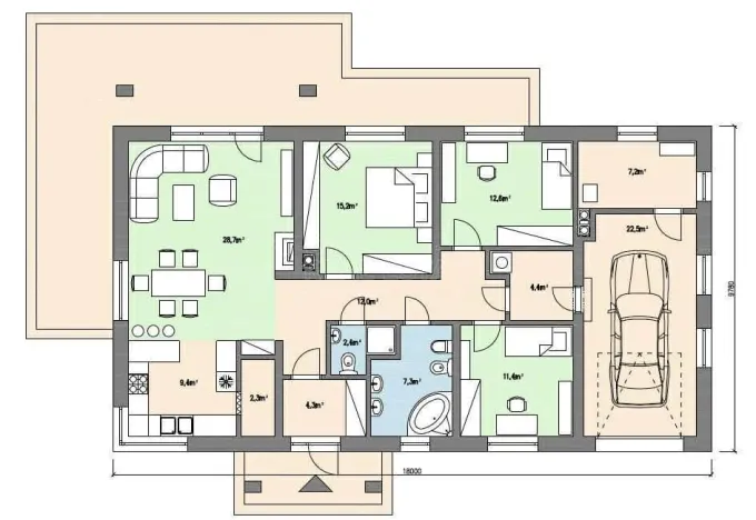 Prodej pozemku pro bydlení, Lipník nad Bečvou, 2231 m2
