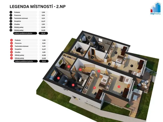 Prodej rodinného domu, Zbůch, 124 m2