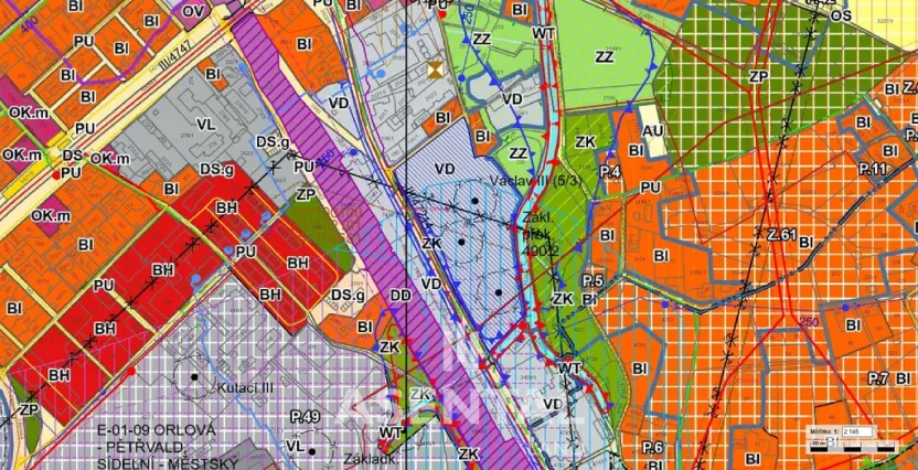 Prodej komerčního pozemku, Orlová - Poruba, Nádražní, 22913 m2