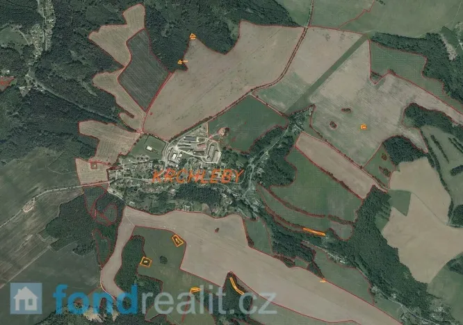 Prodej pole, Krchleby, 7831 m2