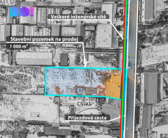 Prodej pozemku pro bydlení, Kroměříž - Trávník, 1000 m2