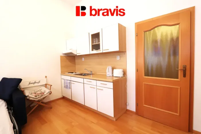 Pronájem bytu 1+kk, Brno - Veveří, Grohova, 37 m2