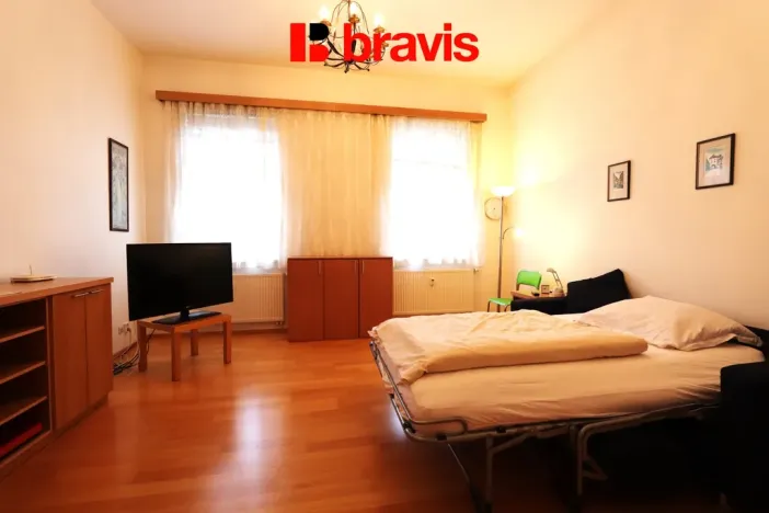 Pronájem bytu 1+kk, Brno - Veveří, Grohova, 37 m2