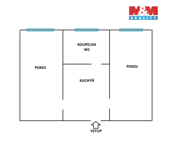 Prodej bytu 2+1, Ostrava - Zábřeh, Výškovická, 52 m2
