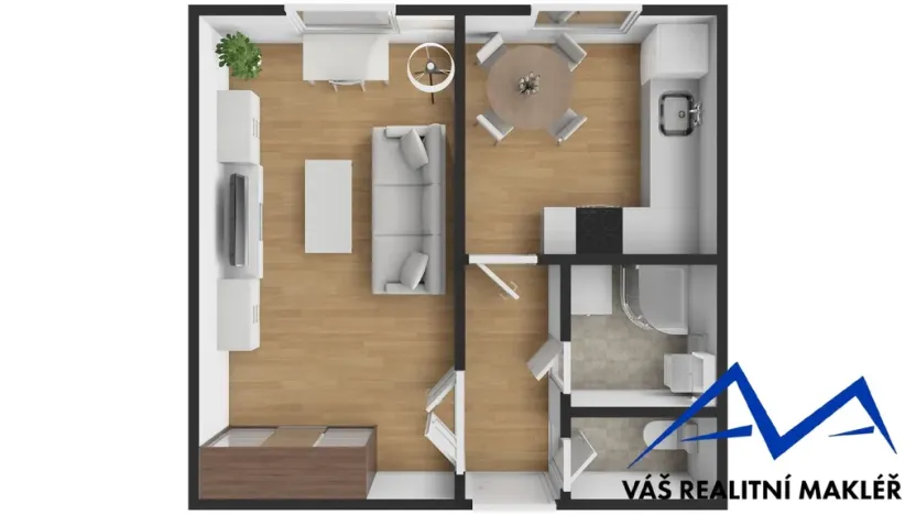 Pronájem bytu 1+1, Ostrava, Dětská, 42 m2