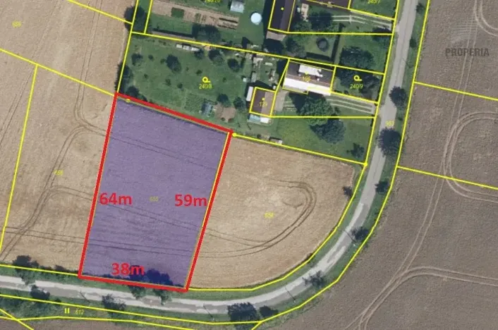 Prodej komerčního pozemku, Cerekvice nad Bystřicí, 2533 m2