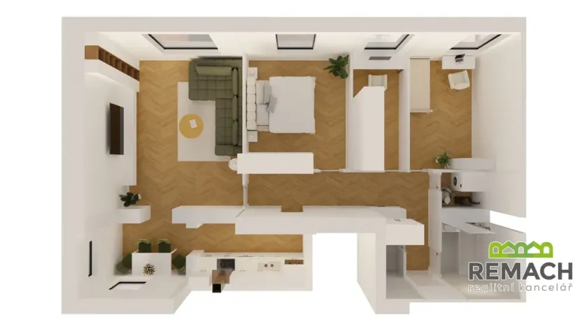 Pronájem bytu 4+1, Uherské Hradiště, Šromova, 90 m2