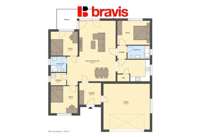 Prodej rodinného domu, Bousín, 180 m2