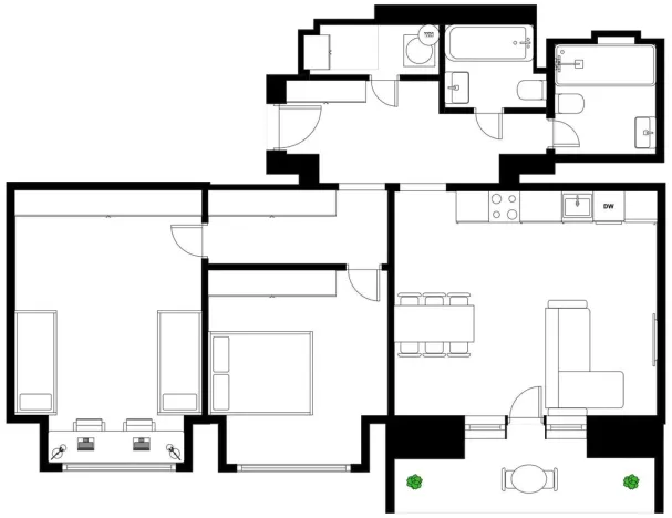 Prodej bytu 3+kk, Praha - Holešovice, Osadní, 82 m2