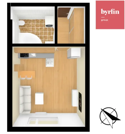 Prodej bytu 1+kk, Opava, U Hliníku, 32 m2