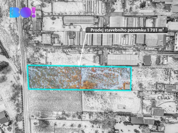 Prodej pozemku pro bydlení, Kroměříž - Trávník, 1701 m2