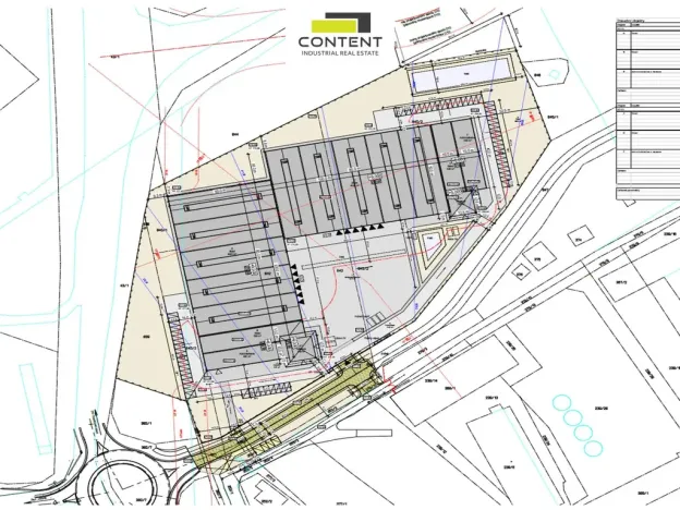 Pronájem skladu, Zápy, 10000 m2