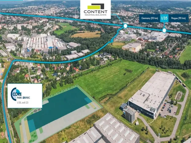 Pronájem výrobních prostor, Liberec - Liberec XXIII-Doubí, Techniků, 12534 m2