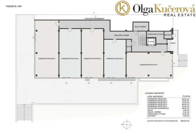 Prodej obchodního prostoru, Svitavy, Lanškrounská, 868 m2