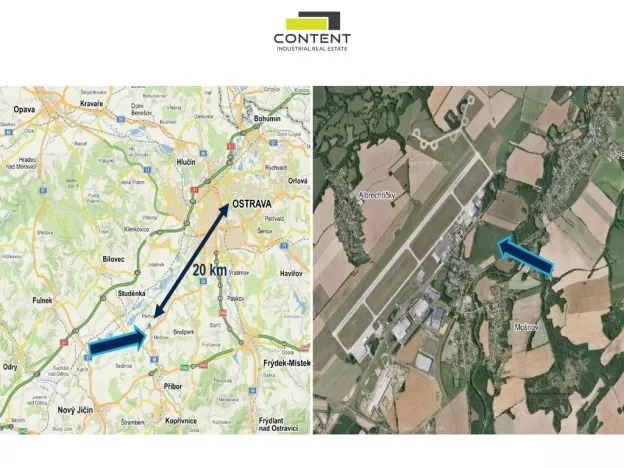 Pronájem skladu, Mošnov, 20000 m2