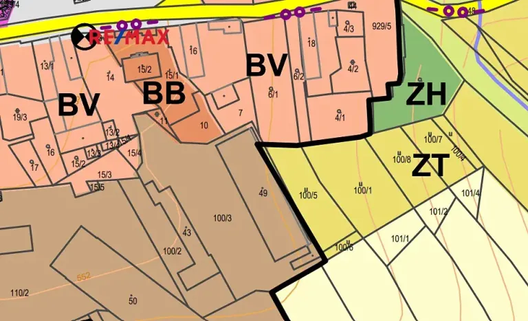 Prodej pozemku pro bydlení, Bezvěrov, 1216 m2