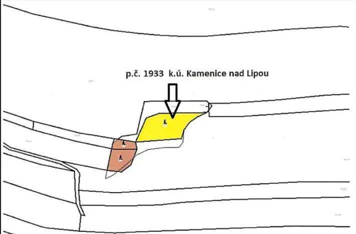 Prodej lesa, Kamenice nad Lipou, 5521 m2