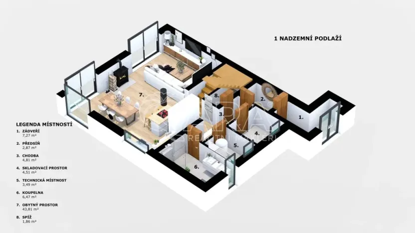 Prodej bytu 4+kk, Mladé Buky - Hertvíkovice, 132 m2