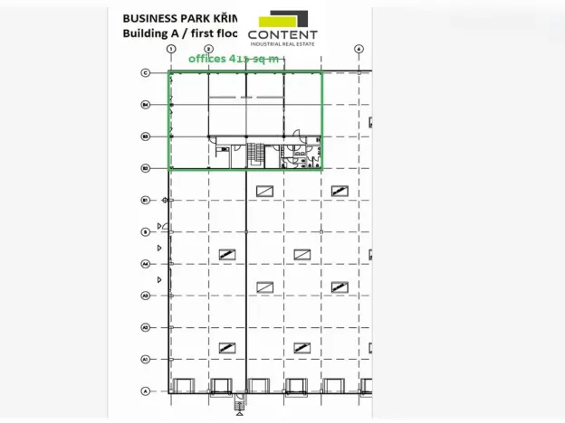 Pronájem skladu, Plzeň - Křimice, Chebská, 495 m2