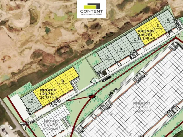 Pronájem skladu, Kozomín, 4000 m2