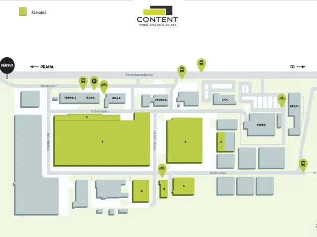 Pronájem skladu, Říčany, U Sanitasu, 10000 m2