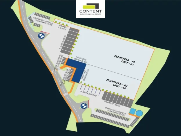 Pronájem výrobních prostor, Plzeň - Bolevec, Úněšovská, 3300 m2