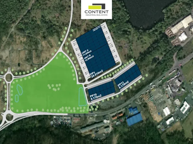 Pronájem skladu, Ústí nad Labem - Všebořice, Podhoří, 10580 m2