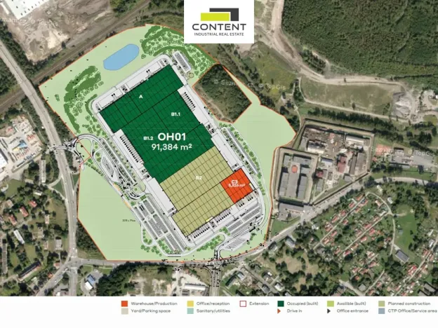 Pronájem skladu, Ostrava - Hrušov, Bohumínská, 2500 m2