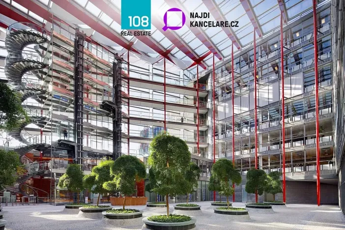 Pronájem kanceláře, Praha - Karlín, Karolinská, 1551 m2