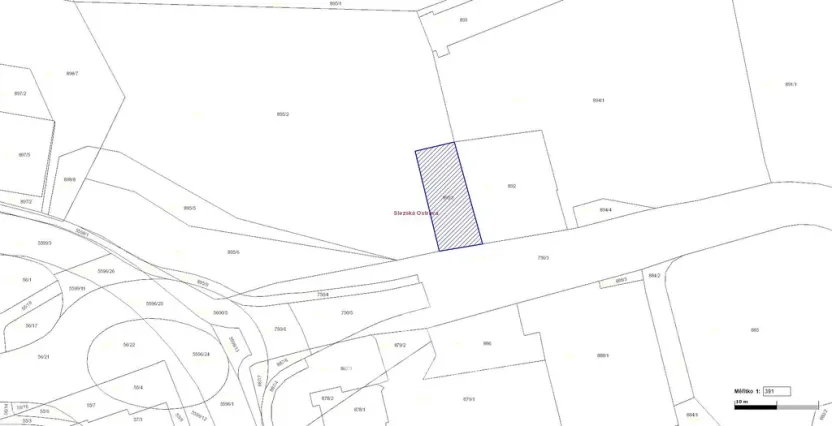 Prodej komerčního pozemku, Ostrava - Slezská Ostrava, Na Baranovci, 250 m2