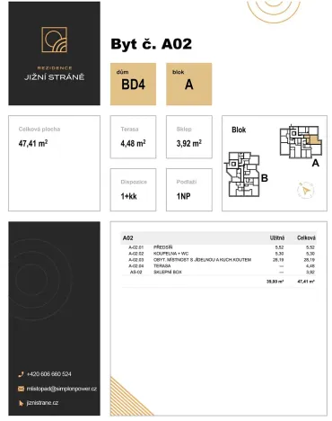 Prodej bytu 1+kk, Olomouc, Leopolda Pospíšila, 39 m2