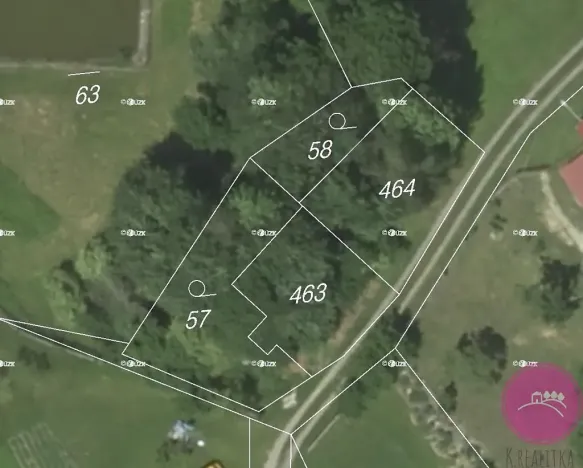 Prodej pozemku pro bydlení, Hartinkov, 554 m2