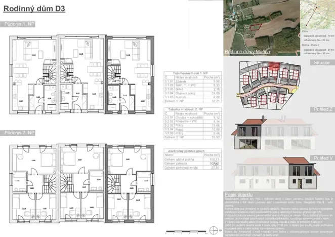 Prodej rodinného domu, Mořina, 106 m2