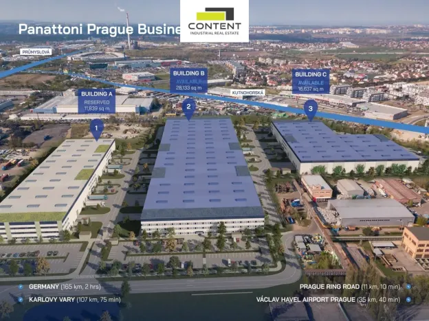 Pronájem výrobních prostor, Praha - Dolní Měcholupy, Kutnohorská, 11521 m2