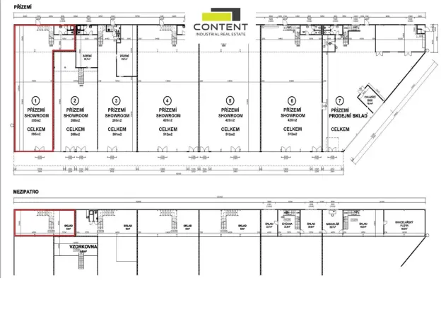 Pronájem obchodního prostoru, Dobřejovice, Jesenická, 395 m2
