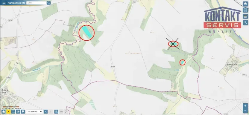 Prodej lesa, Okrouhlice - Vadín, 12243 m2