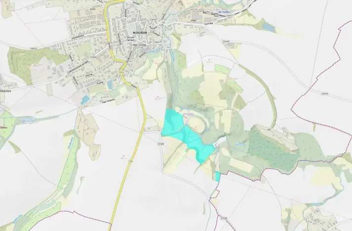 Prodej lesa, Kouřim, 87548 m2