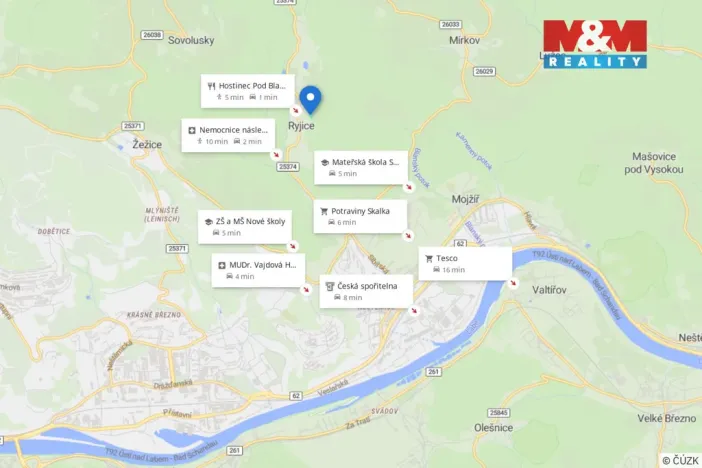 Prodej zahrady, Ryjice, 1648 m2