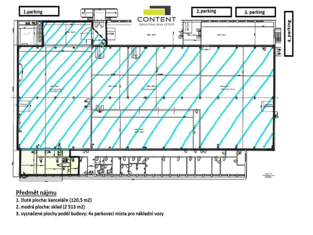 Pronájem skladu, Plzeň - Doubravka, Hřbitovní, 2513 m2