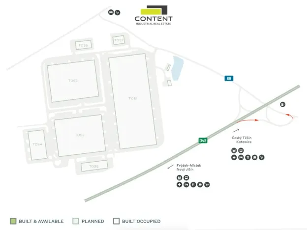 Pronájem skladu, Horní Tošanovice, 7000 m2