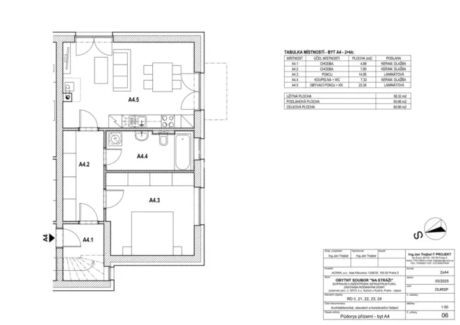 Prodej bytu 2+kk, Nučice, U zastávky, 60 m2