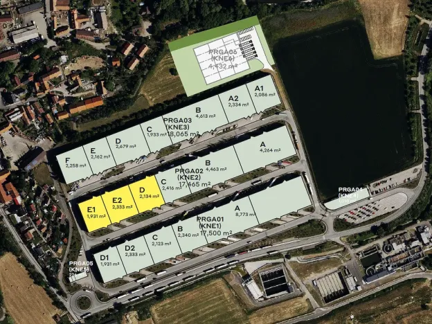 Pronájem skladu, Kněževes, Nad Kovárnou, 4264 m2