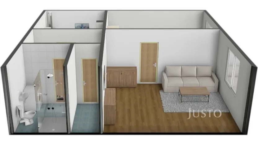 Pronájem bytu 2+1, Písek, Budějovická, 53 m2