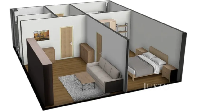 Pronájem bytu 2+1, Písek, Budějovická, 53 m2