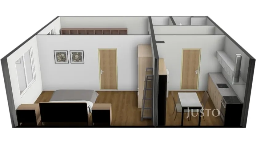 Pronájem bytu 2+1, Písek, Budějovická, 53 m2