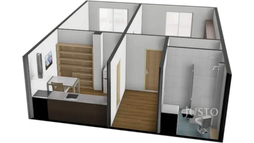 Pronájem bytu 2+1, Písek, Budějovická, 53 m2