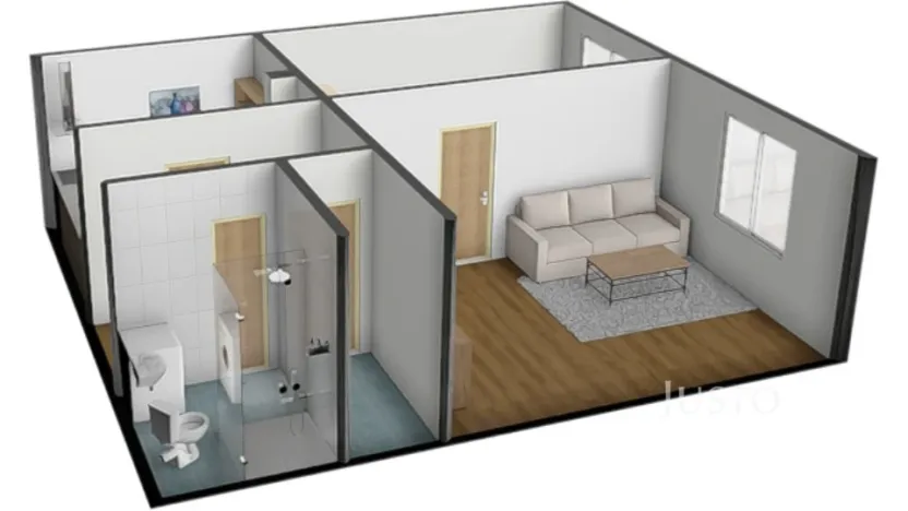 Pronájem bytu 2+1, Písek, Budějovická, 53 m2