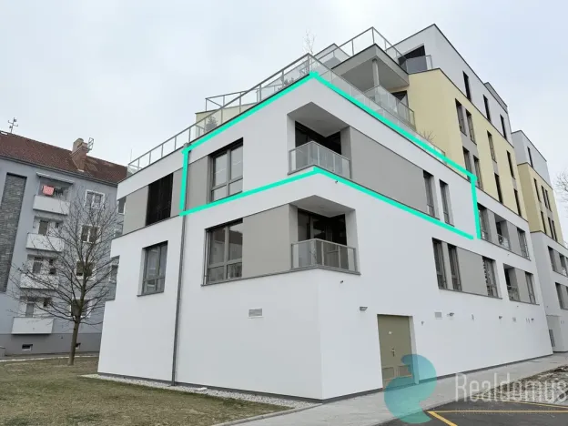Pronájem bytu 2+kk, České Budějovice, Hálkova, 45 m2